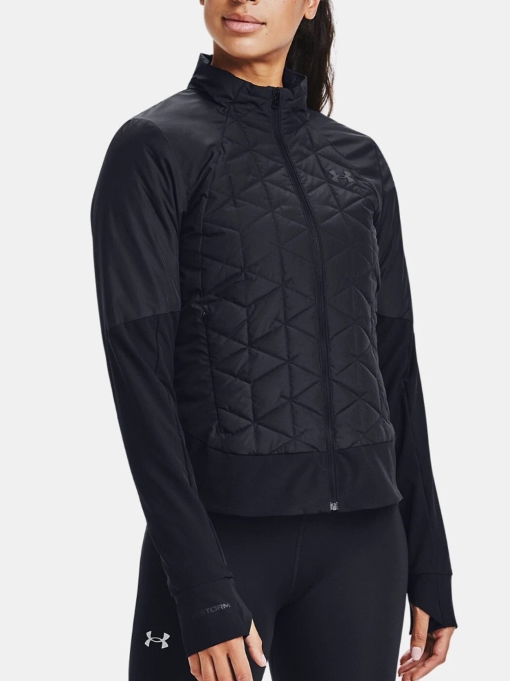 Under Armour Women's Storm ColdGear Reactor Run Hybrid Jacket black